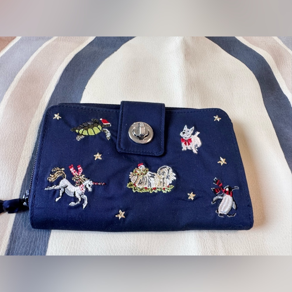Vera Bradley Turnlock Wallet - Picture 2 of 11